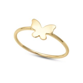 Anello Gioiello Farfalla Oro Giallo 750‰ Ambrosia AAZ 110