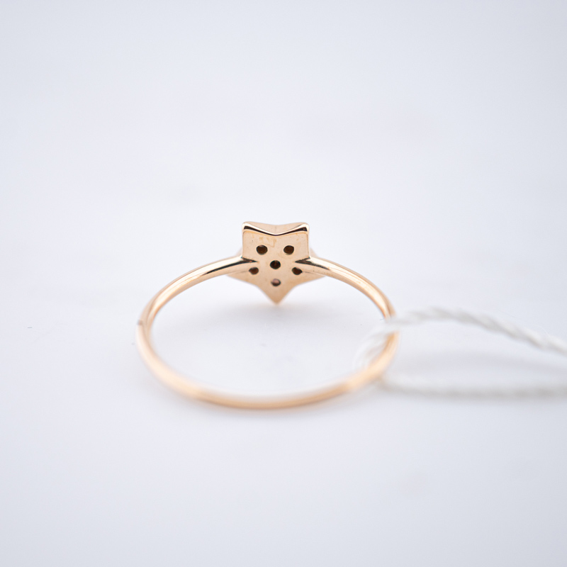 anello-gioiello-oro-rose-zirconi-rosa-ambrosia-aaz-128-2 - Copia dettaglio posteriore anello gioiello oro rosé zirconi rosa ambrosia aaz 128