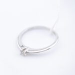 Anello Gioiello Solitario Comete Gioielli ANB 2497 dettaglio dall'alto