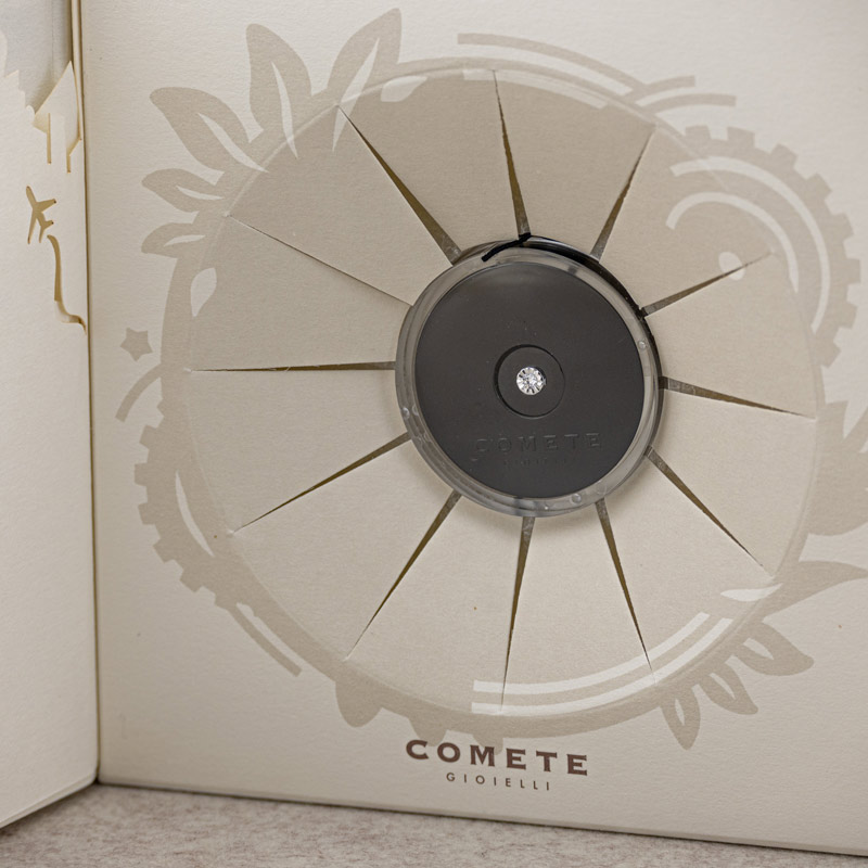 Blister Comete Gioielli Diamante dbb 004 vs nella confezione