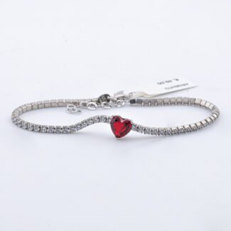 Bracciale Gioiello Tennis Cuore Gioielleria Sanetti SNTTBRG03