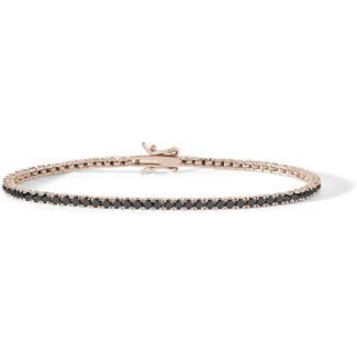 bracciale tennis comete uomo argento rose zirconi neri ubr 901 m19