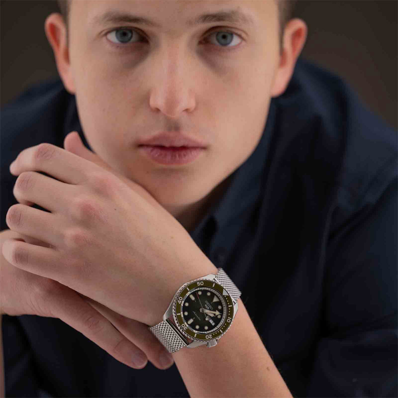 indosso Orologio Automatico 5 Sports Seiko SRPD75