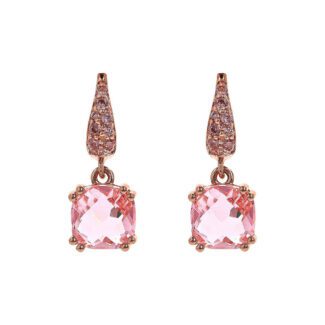 Orecchini Gioiello Pendenti Prisma Gem Pavé Bronzallure WSBZ02182.TO