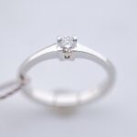 dettaglio frontale Anello Battito Solitario Salvini Gioielli 20074771