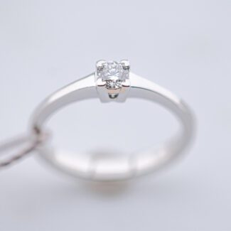 dettaglio frontale Anello Battito Solitario Salvini Gioielli 20074771