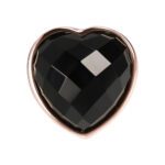 dettaglio pietra Anello Gioiello Chevalier Pietra Cuore Nera Bronzallure WSBZ01046.B-18