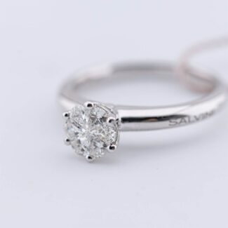 Anello Petal Cut Oro Bianco Diamanti Salvini Gioielli 20082845