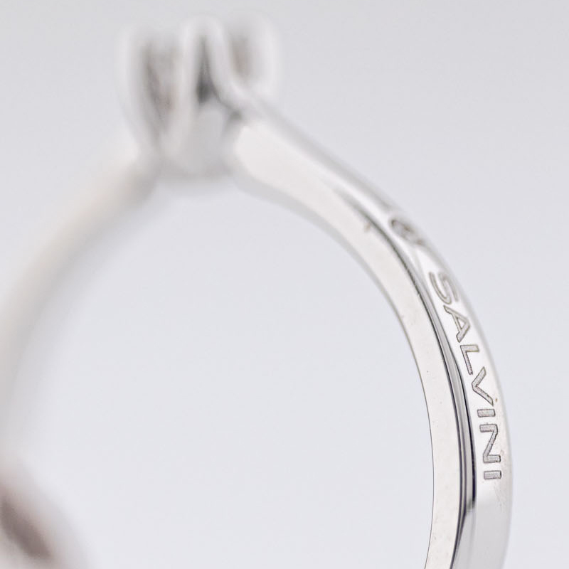 dettaglio incisione Anello Solitario Salvini Gioielli 20082750