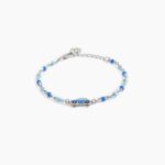 dettaglio Bracciale Gioiello Bambino Macchina Blu E Inserti Mabina Gioielli 533484