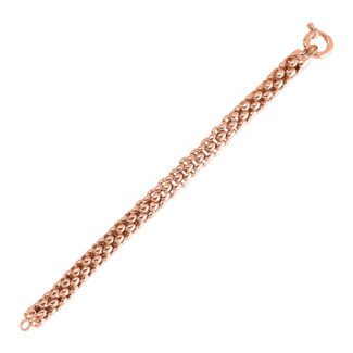 dettaglio completo Bracciale Gioiello Maxi Catena Coreana Bronzallure WSBZ02208.R