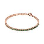 Bracciale Gioiello Tennis Cubic Zirconia Dégradé Verde Bronzallure WSBZ02112.MULTIGREEN