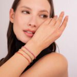 indosso Bracciale Gioiello Tennis Cubic Zirconia Dégradé Verde Bronzallure WSBZ02112.MULTIGREEN