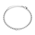 bracciale grumetta argento pietra onice nera zancan esb072