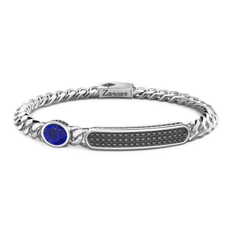 bracciale grumette argento e lapis zancan exb969-l