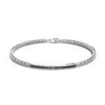 bracciale argento targa rutenio nero zancan exb727