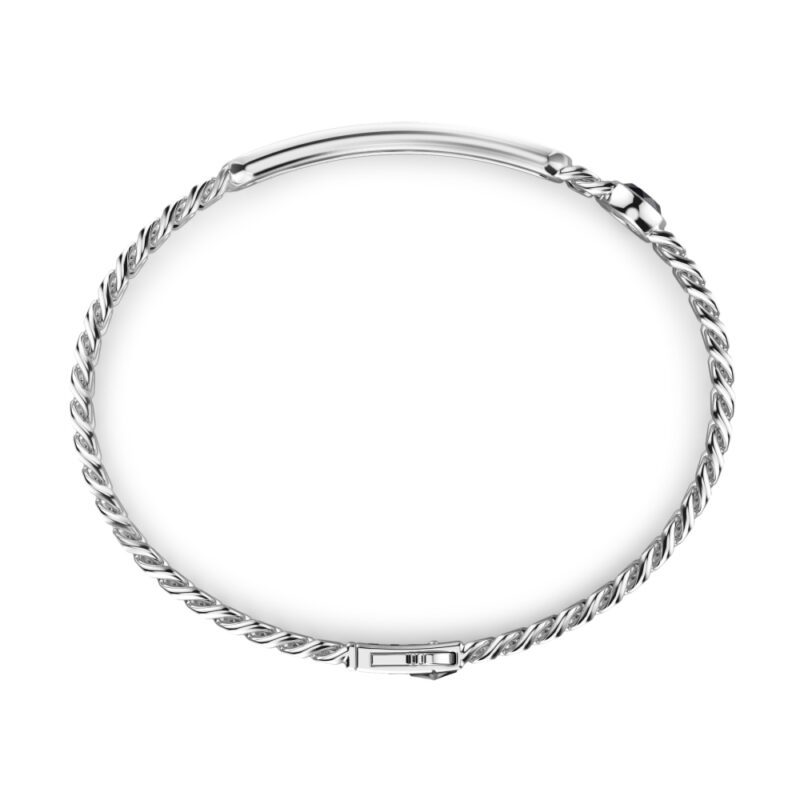 bracciale-grumette-argento-e-onice-zancan-exb971-2 dettaglio bracciale grumette argento e onice zancan exb971