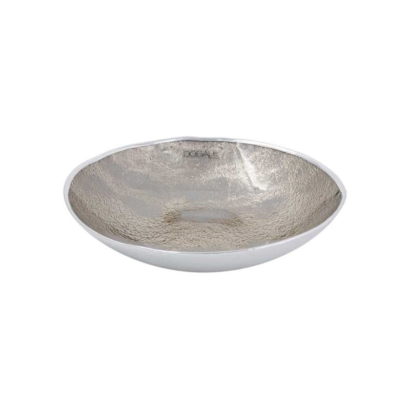 Centrotavola Dorato Vetro Foglia Argento Dogale Venezia 51360036