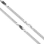 Collana Gioiello Argento e PVD Nero Zancan ESC059-n