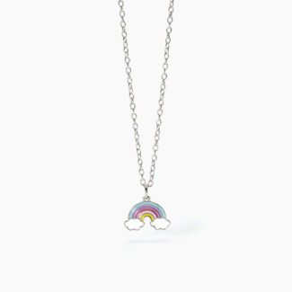 Collana Gioiello Bambino Arcobaleno Argento Mabina Gioielli 553621