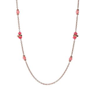Collana Bronzallure Lunga Pietre Naturali Rosa WSBZ02249.MUL-RH