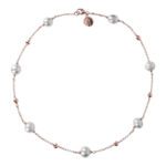 Collana Gioiello Bead Lucide e Perle d'Acqua Dolce Bronzallure WSBZ01007.WPRL