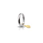 fede classica oro bianco unoaerre gioielli 30 afn 1