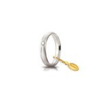 Fede oro bianco Comoda Unoaerre Gioielli 40 AFC 1