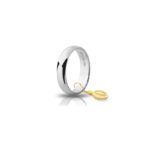 fede larga oro bianco unoaerre gioielli 40 afn 6