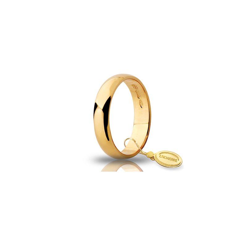 fede larga oro giallo unoaerre gioielli 40 afn 6