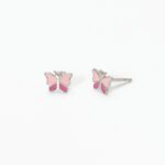 Orecchini Bambino Farfallina Argento Mabina Gioielli 563697