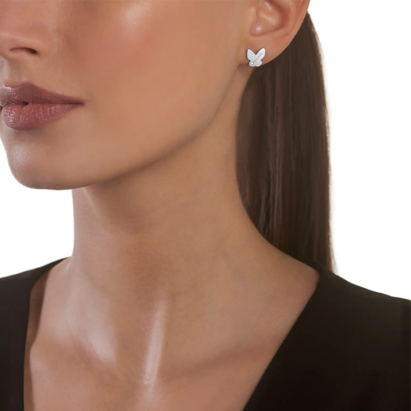 indosso Orecchini Farfalla Minimal Salvini Gioielli 20049489