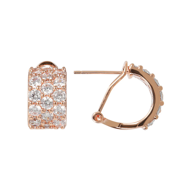 orecchini-gioiello-cerchio-pave-cubic-zirconia-bronzallure-wsbz01962w-2 dettaglio laterale e chiusura Orecchini Gioiello Cerchio Pavé Cubic Zirconia Bronzallure WSBZ01962.W