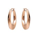 Orecchini Gioiello Cerchio Rosé Ritorti Spessi Bronzallure WSBZ02044.R
