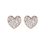 Orecchini Gioiello Cuore Pavé Cubic Zirconia Bronzallure WSBZ01469.W