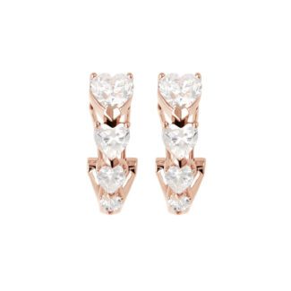 Orecchini Gioiello Quattro Cuori Cubic Zirconia Bronzallure WSBZ02000.W
