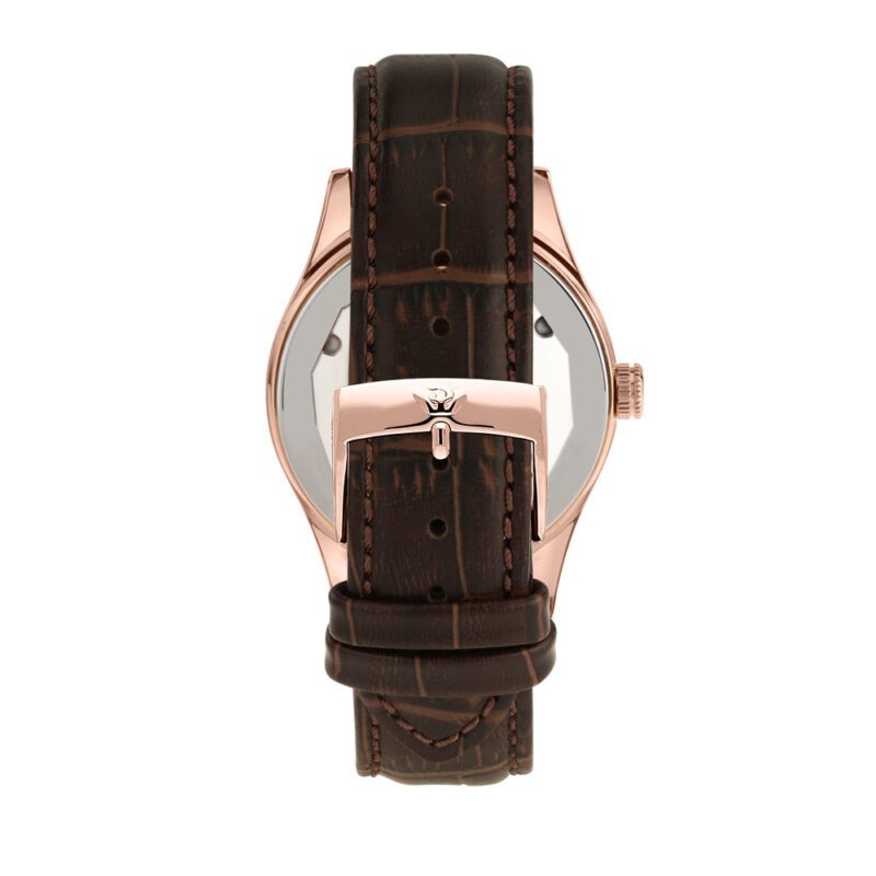 dettaglio posteriore Orologio Sunray Pelle Gold Rosé Philip Watch R8251180020