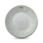 Piatto Tondo Vetro Foglia Argento Dogale Venezia 51357494