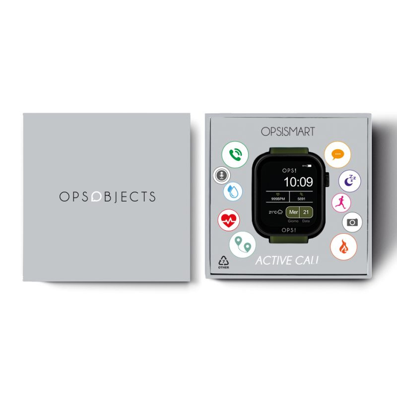 box Smartwatch Active Call Azzurro Silicone OPS! OPSSW-35
