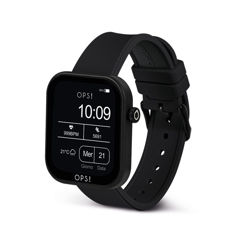 Smartwatch Active Call Nero Silicone OPS! OPSSW-25