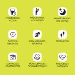 funzioni Smartwatch SBT-X Celeste Blu Doppio Cinturino Breil Tribe EW0670