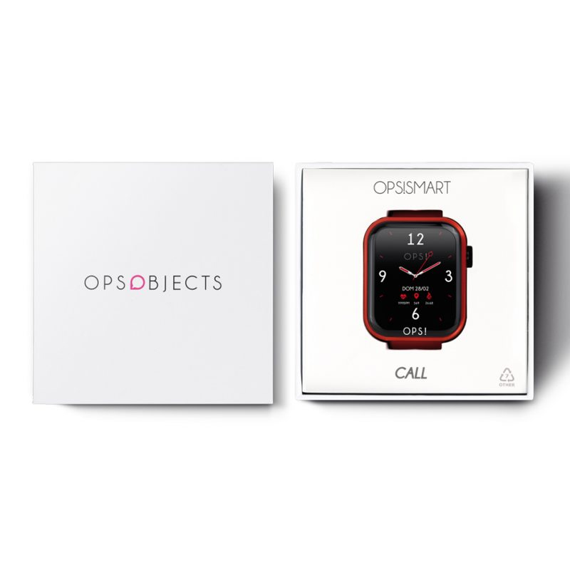 box Smartwatch Call Rosa Cinturino Silicone OPS! OPSSW-13