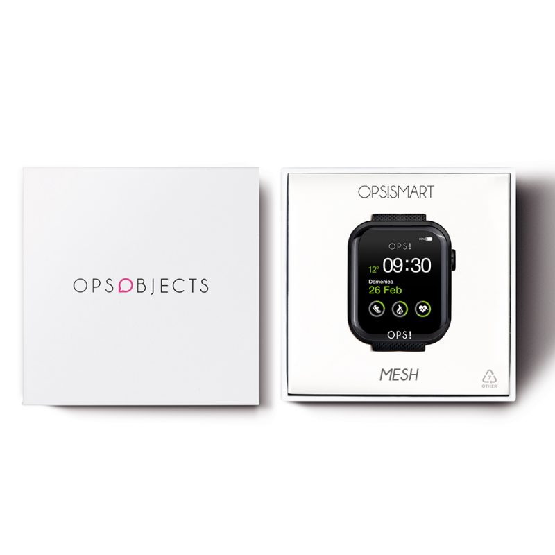 box Smartwatch Smart Call Argento Maglia Milano OPS! OPSSW-15