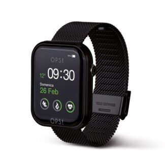 Smartwatch Smart Call Nero Maglia Milano OPS! OPSSW-19