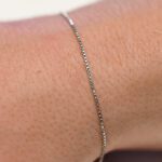 bracciale saldato argento spessore 1