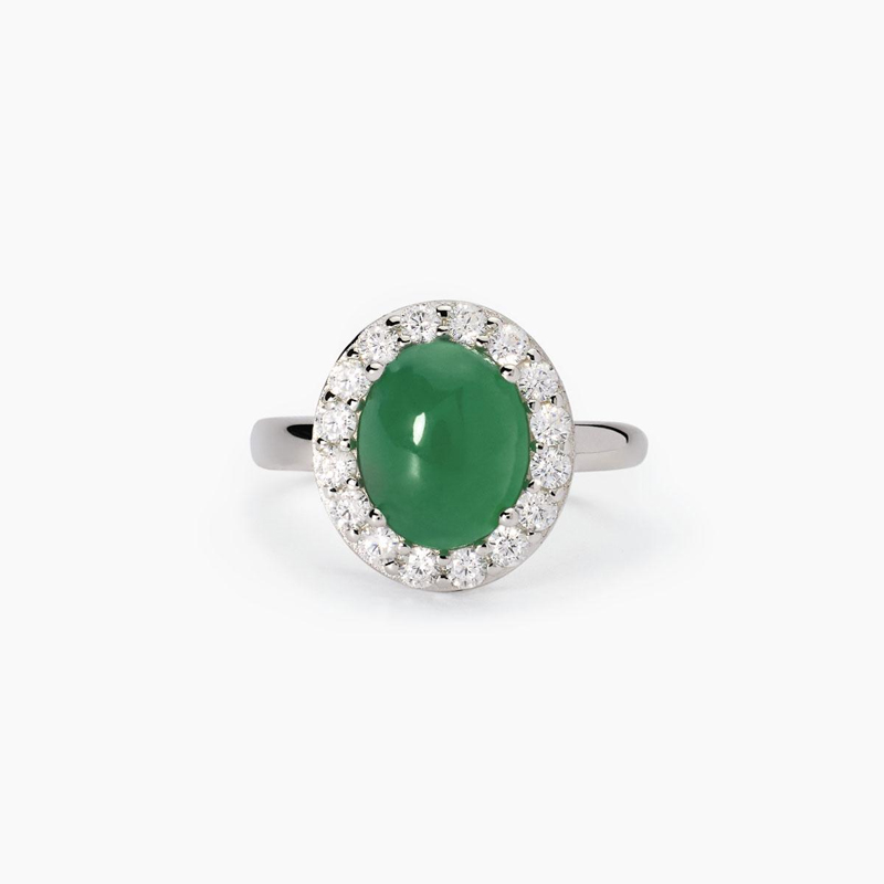anello-argento-925-agata-verde-ginevra-mabina-gioielli-523415-fronte-pietra Anello Argento 925‰ Agata Verde Ginevra Mabina Gioielli 523415