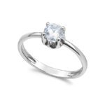 Anello Gioiello Oro 750‰ Zircone Bianco Ambrosia AAZ 142