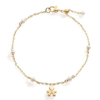 Bracciale Le Perle Bimbo Oro Giallo Diamante LeBebé LBB832