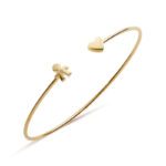 Bracciale Les Petits Bimbo Cuore Oro Giallo Diamante LeBebé LBB720/M
