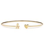 Bracciale Les Petits Bimbo Cuore Oro Giallo Diamante LeBebé LBB720/M dettaglio